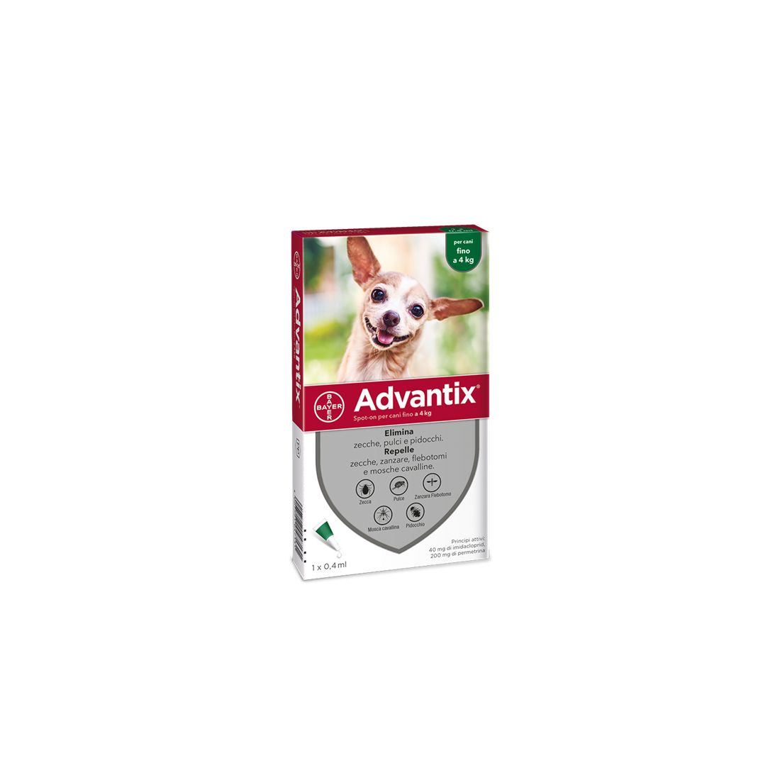 ADVANTIX SPOT ON 1PIP 0-4KG