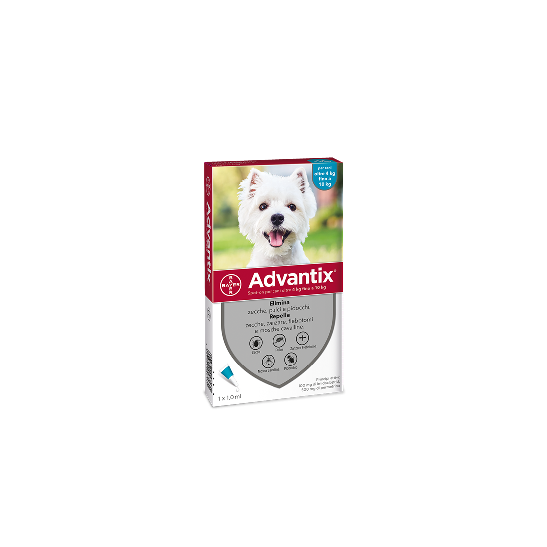 ADVANTIX SPOT ON 1PIP 4-10KG