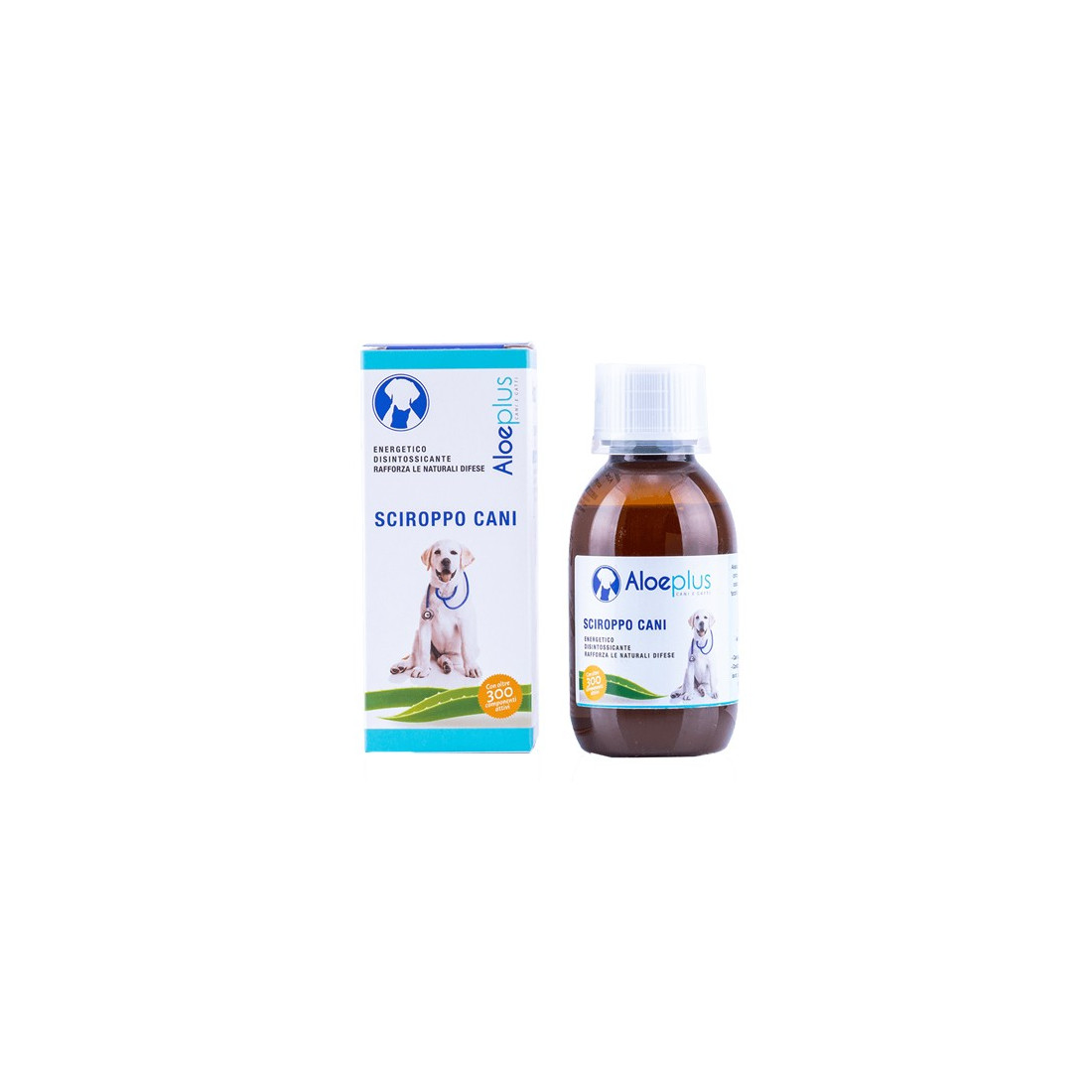ALOEPLUS SCIROPPO 250ML CANI M