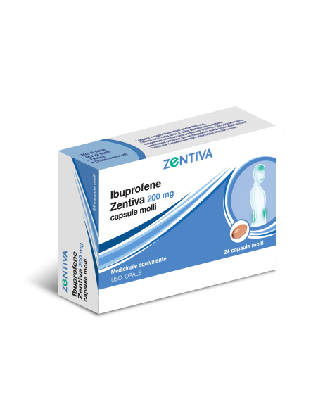 IBUPROFENE ZEN 24CPS MOL 200MG