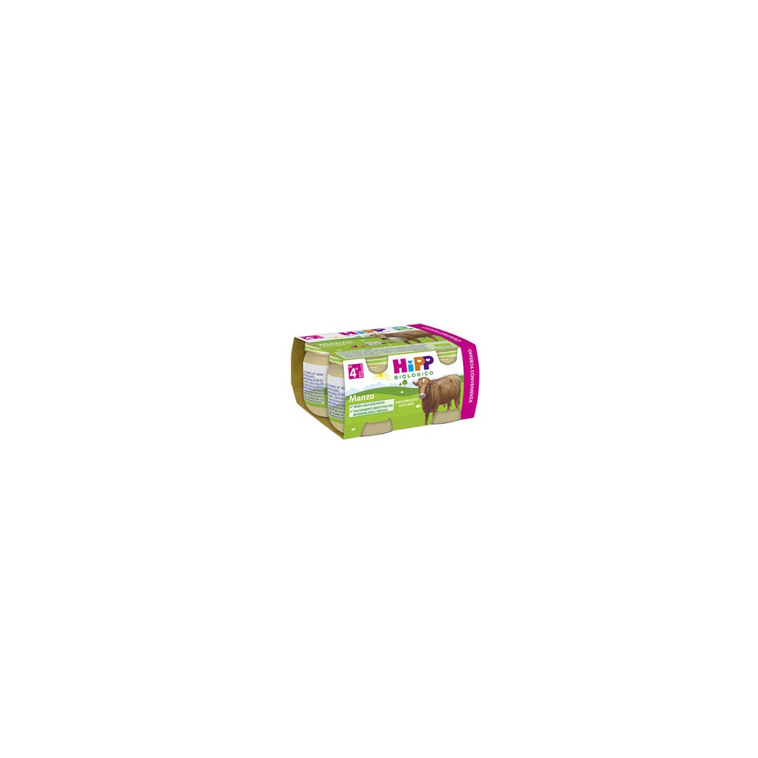 HIPP BIO OMOG MANZO 4X80G