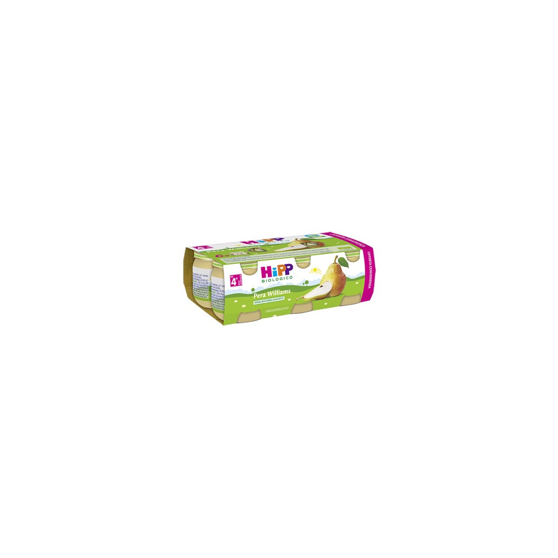 HIPP BIO OMOG PERA WILL 6X80G