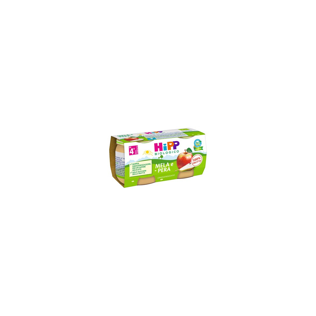 HIPP OMOG MELA/PER 2X80G