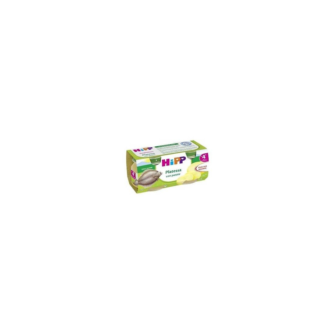 HIPP OMOG PLATESSA 2X80G
