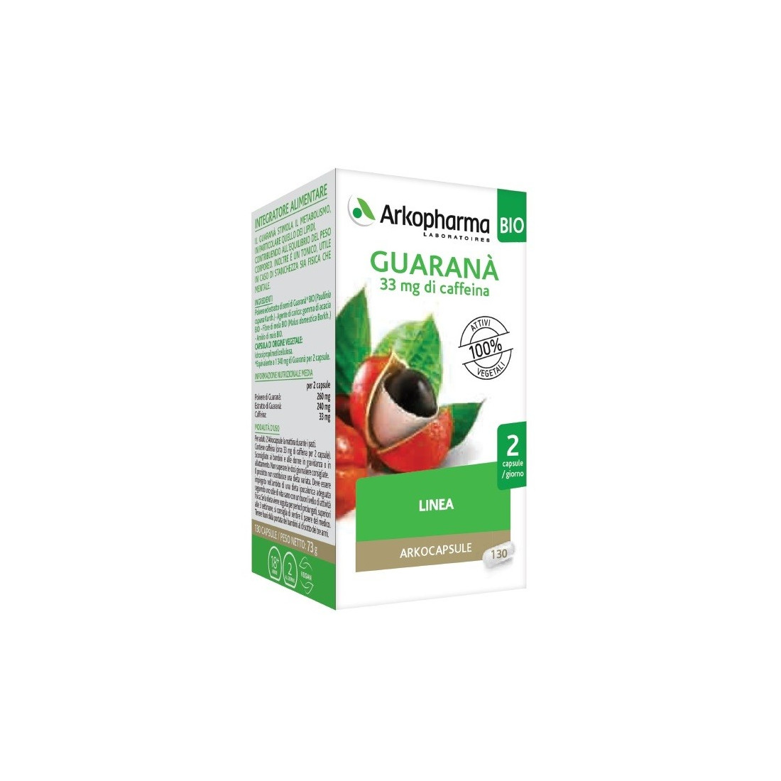 ARKOCPS GUARANA BIO 130CPS