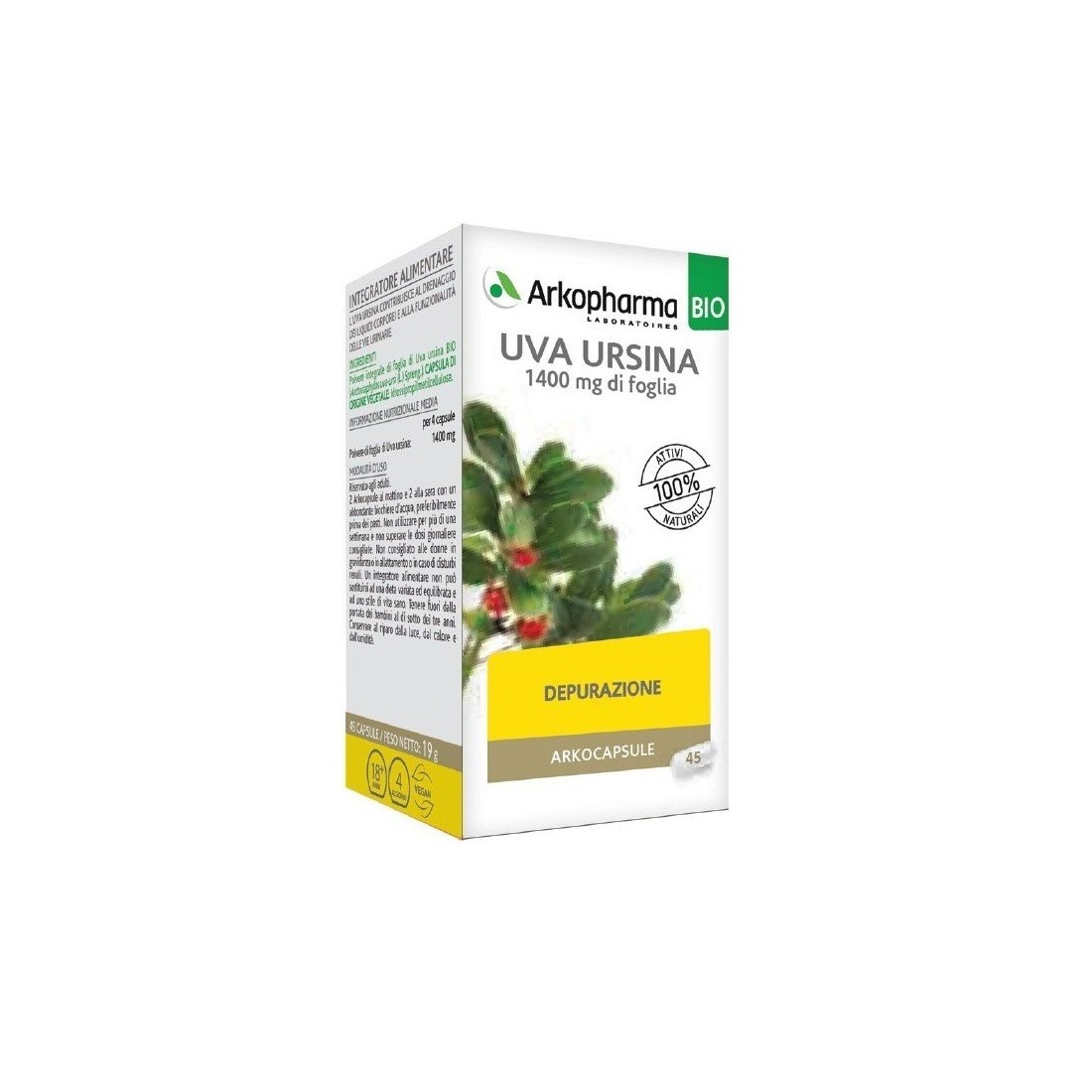 ARKOCPS UVA URSINA BIO 45CPS