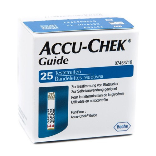 ACCU-CHEK GUIDE 25 STRIPS RETA