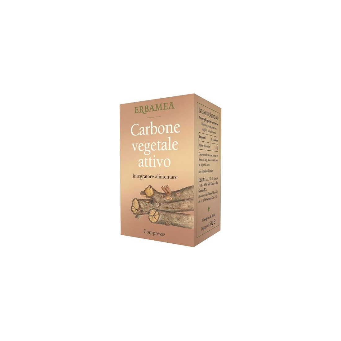 CARBONE VEGETALE ATTIVO 100CPS