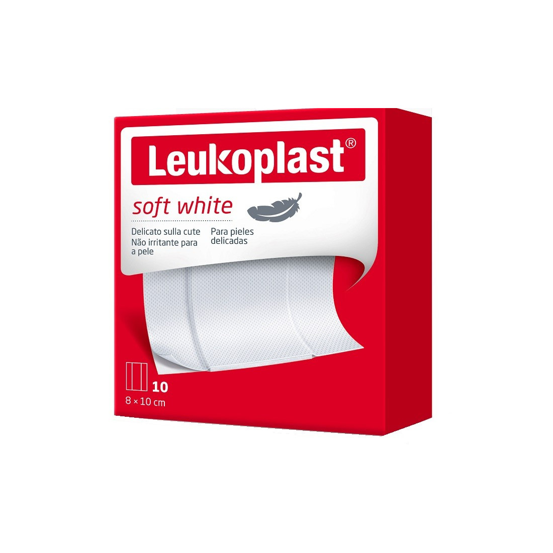 LEUKOPLAST SOFT WHITE 100X8CM