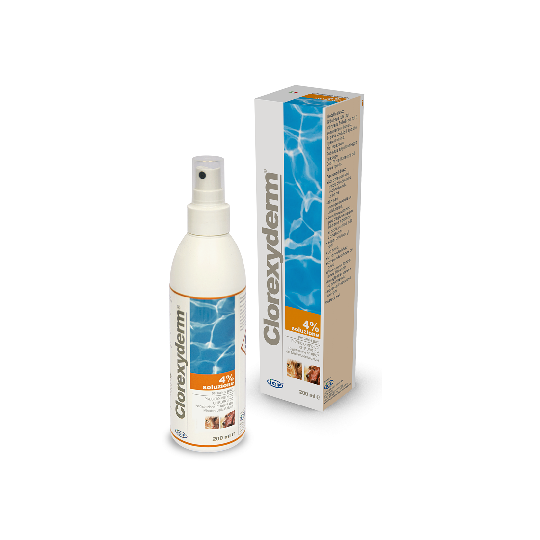 CLOREXYDERM SOL 4% 200ML