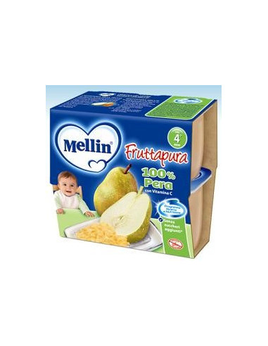 MELLIN FRUTTA PURA PERA 4X100G