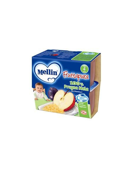 MELLIN FRUTTA PURA PR/ME4X100G