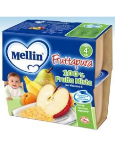MELLIN FRUTTA PURA MIST 4X100G