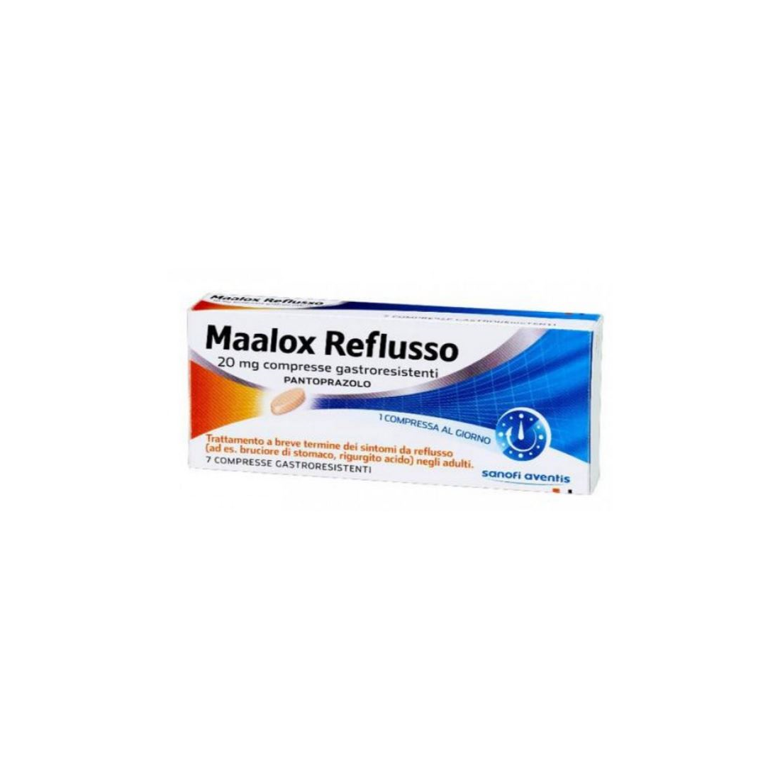 MAALOX REFLUS 7CPR 20MG