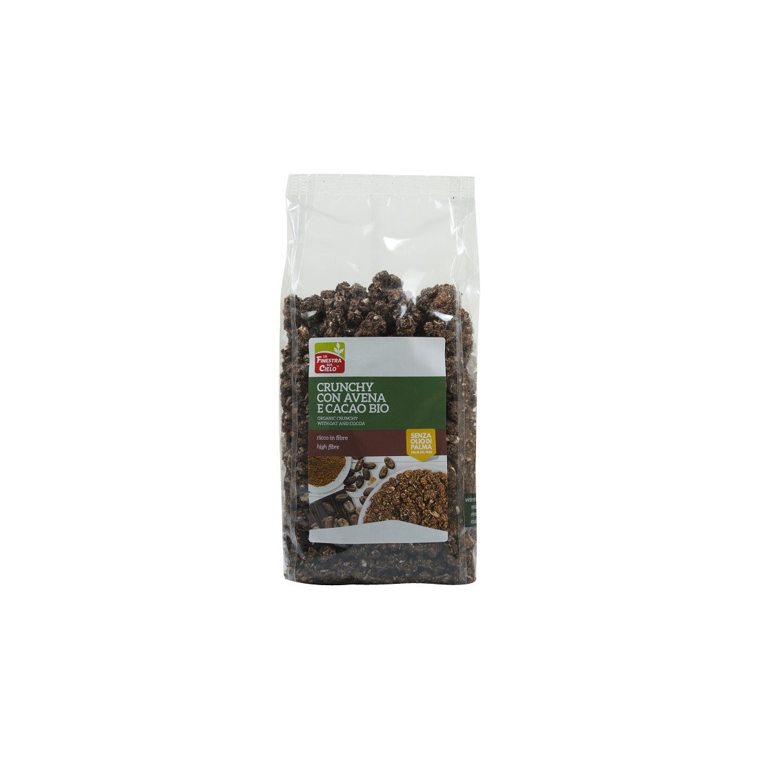 CRUNCHY AVENA CACAO 375G BIO