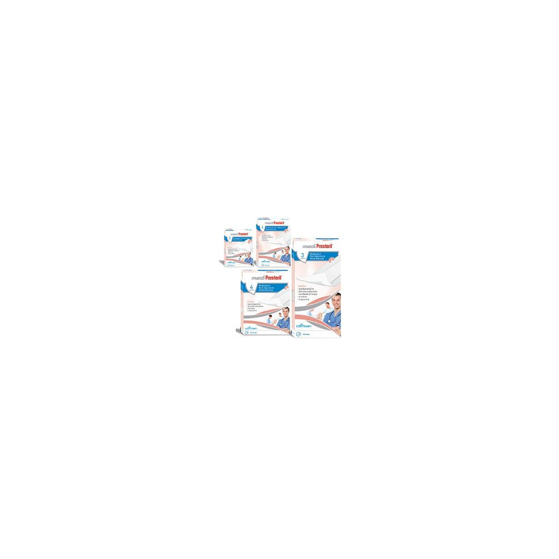 MEDIPRESTERIL P/OP DEL10X25 3P