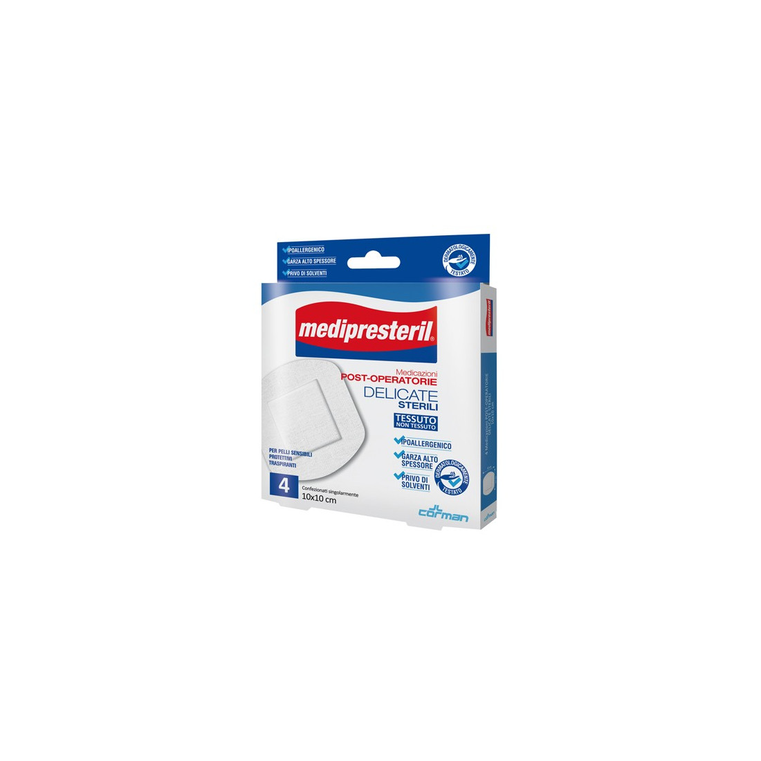 MEDIPRESTERIL POSTOP OF 10X10