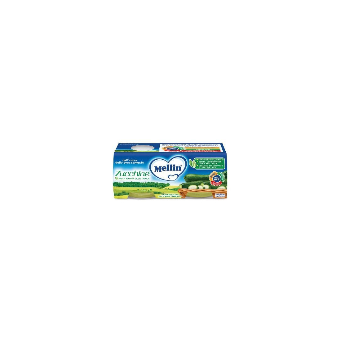 MELLIN OMOG ZUCCHINE 2X80G