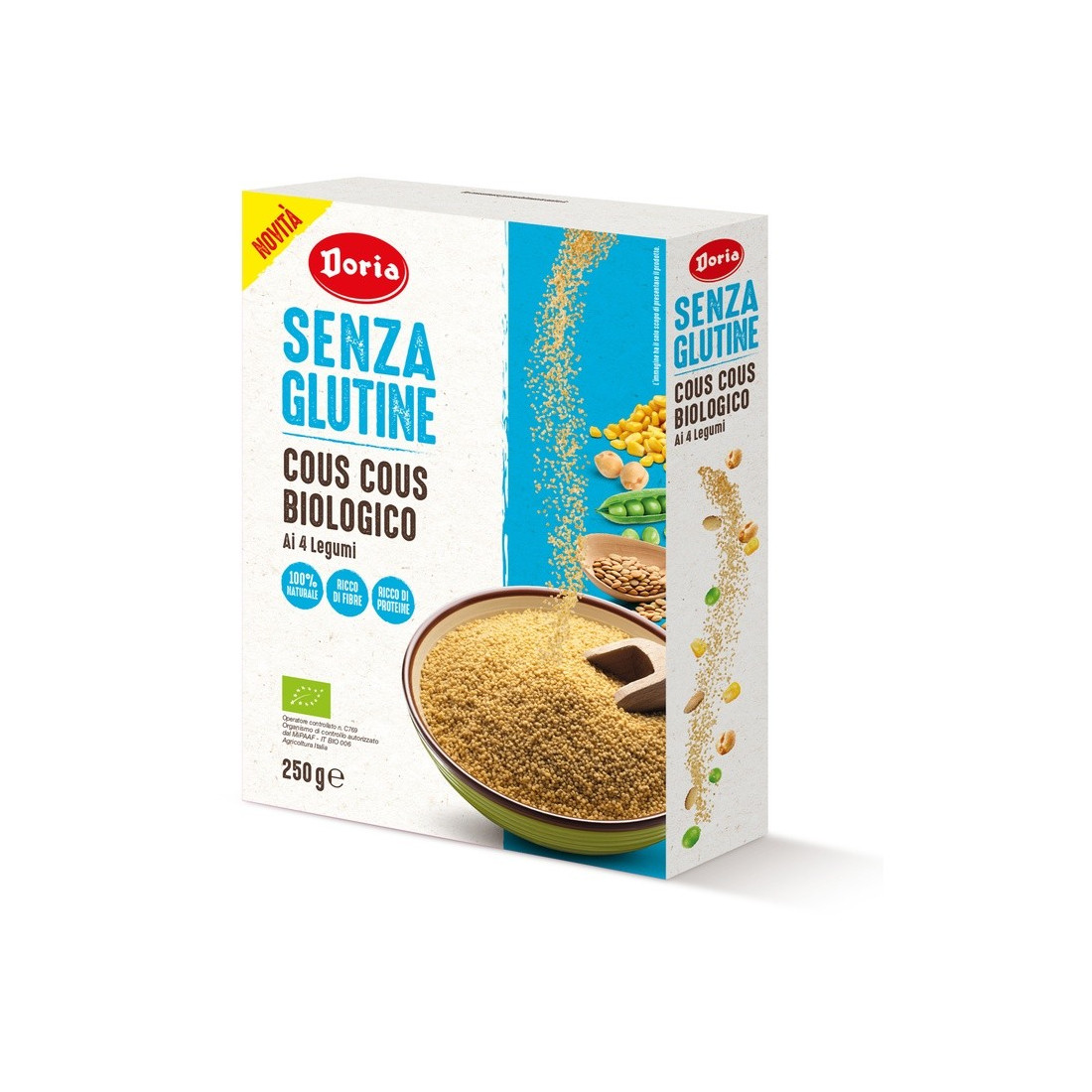 DORIA COUS COUS BIO 4 LEGUMI