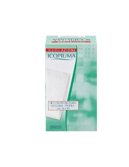 GARZA ICOPIUMA 18X40CM 6PZ