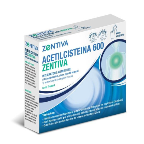 ACETYLCYSTEINE 600 ZENT 10BUST