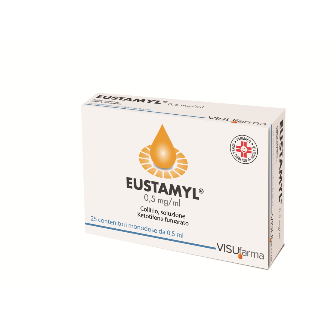 EUSTAMYL COLL 25FL 0.5ML 0.05%