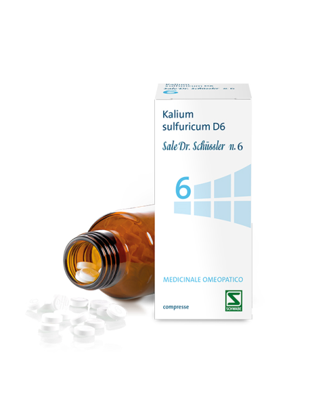 SALE DR SCHUSSLER N.6 SOLFATO DI POTASSIO D6 KASU 200