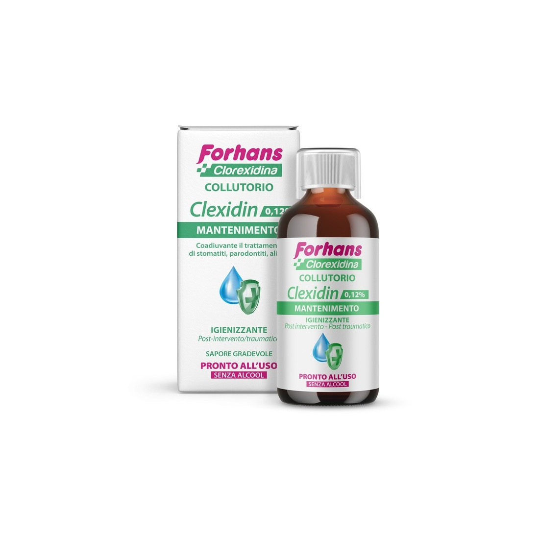 FORHANS CLEXIDIN 0.12 S/ALCOOL