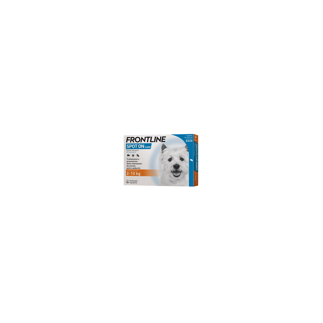 FRONTLINE 4PIP 2-10KG CANI