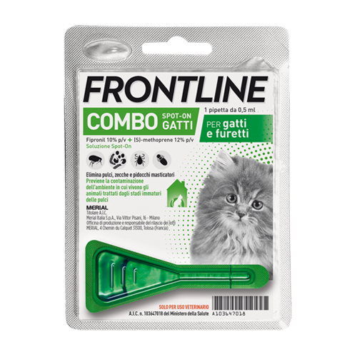FRONTLINE COMBO 1PIP GATTI/FUR
