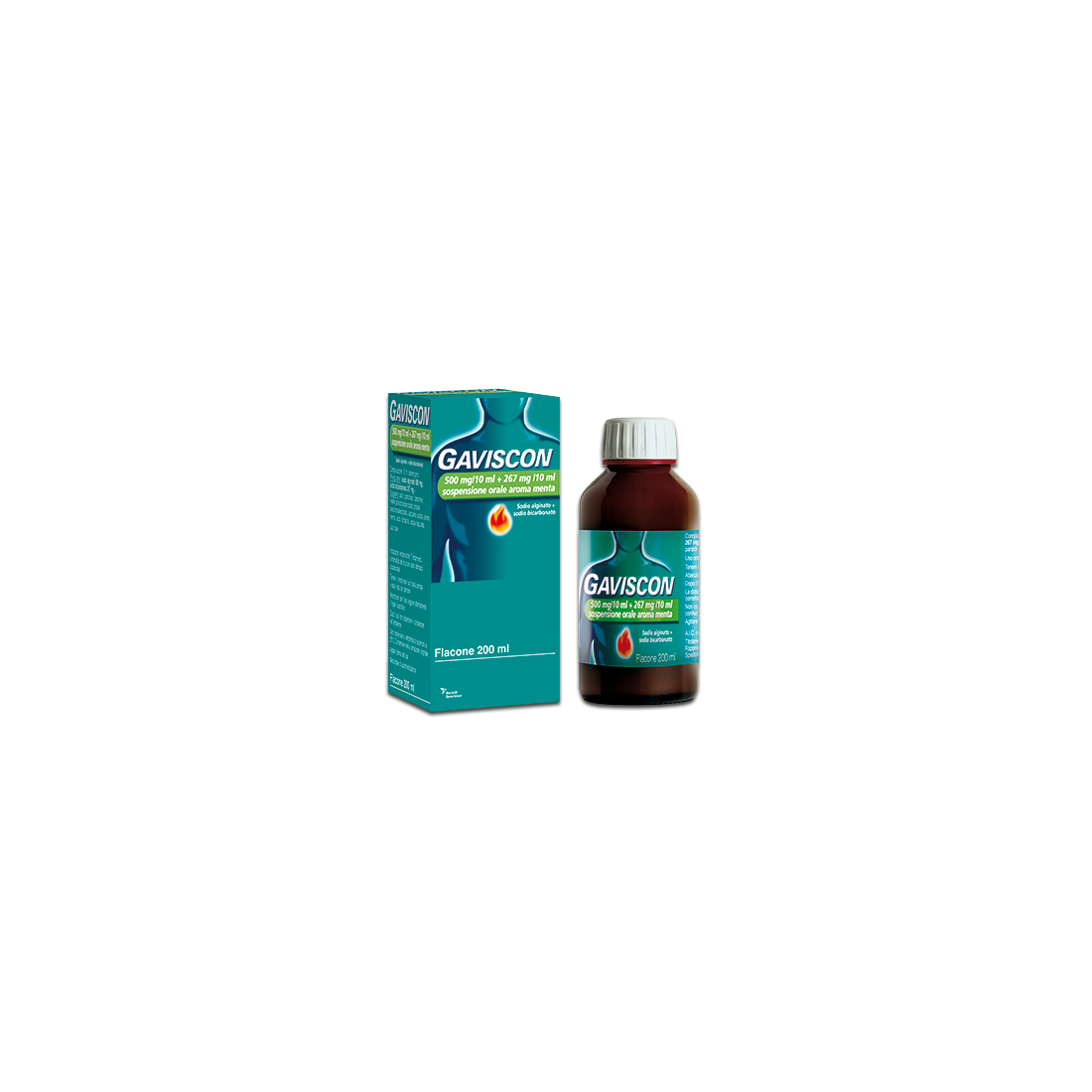 GAVISCON OS 500+267MG/10ML MEN