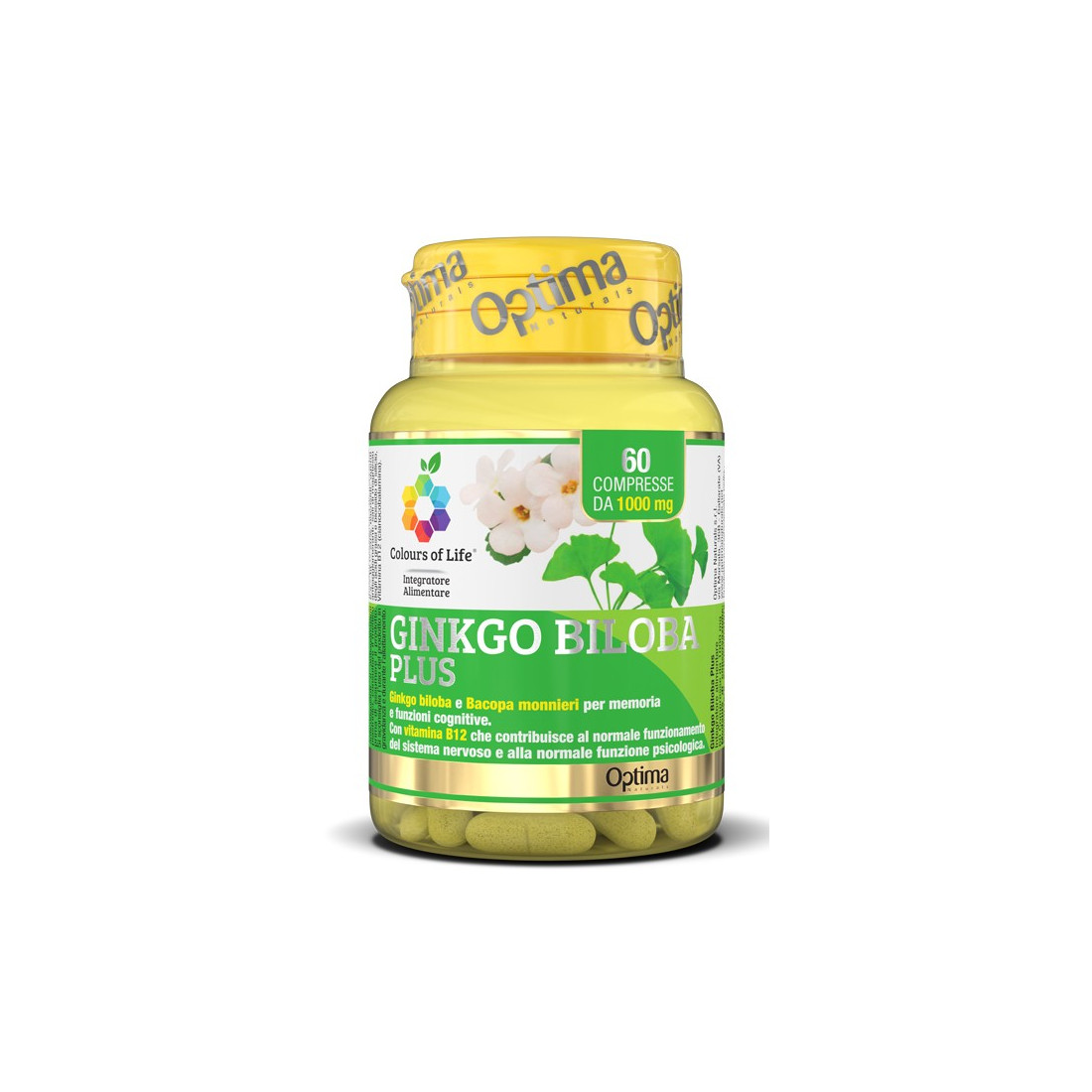 GINKGO BILOBA 60CPR COLOURS