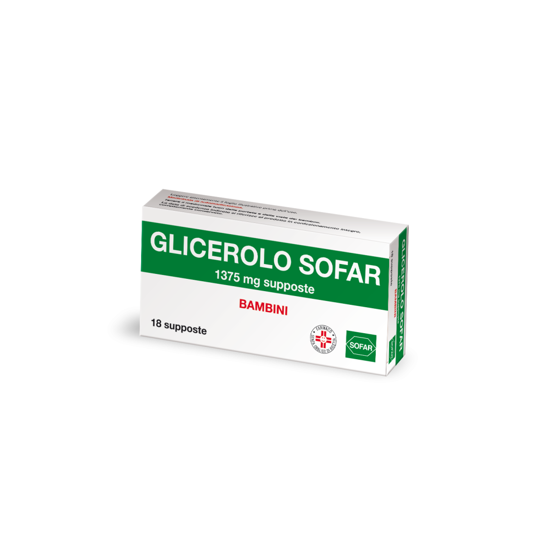 GLICEROLO BB 18SUPP 1375MG