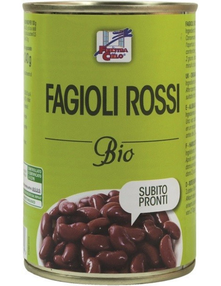FAGIOLI ROSSI PRONTI BIO 400G