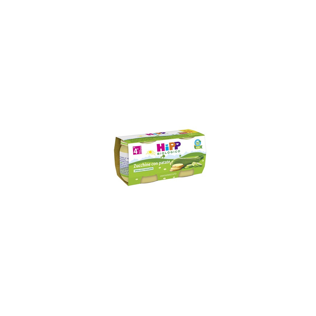 HIPP BIO OMOG ZUCCHINE/PAT2X80