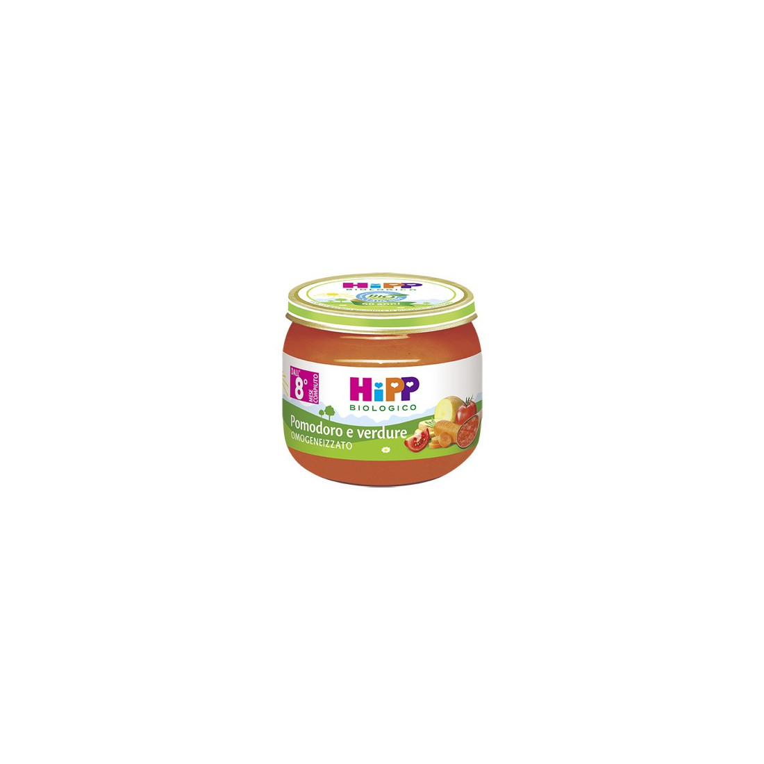 HIPP BIO SUGO POMOD/VERD 2X80G