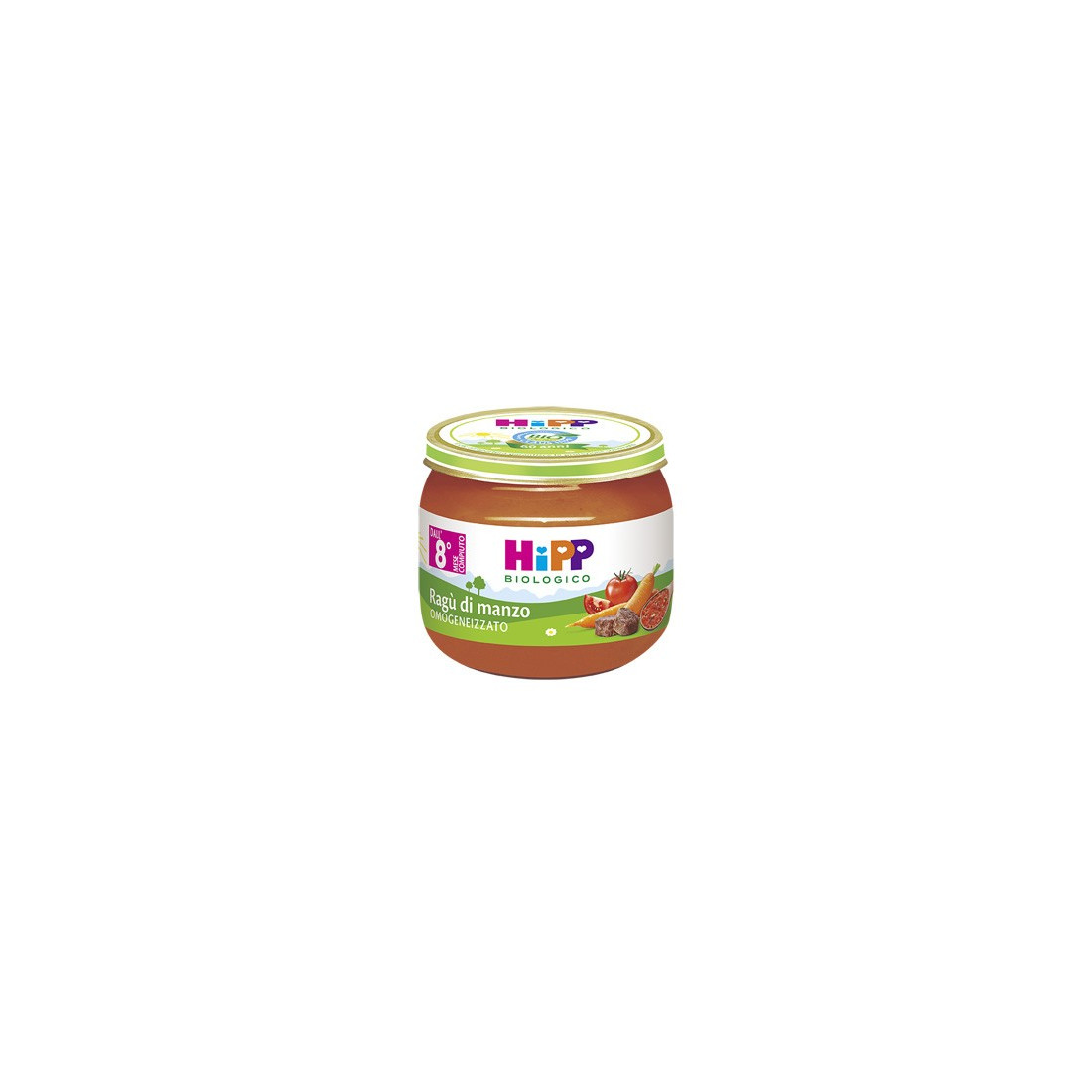 HIPP BIO SUGO RAGU MANZO 2X80G