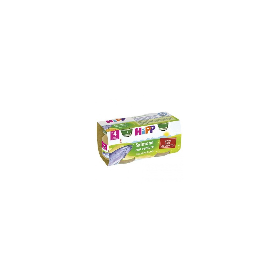 HIPP OMOG SALMONE/VERD2X80