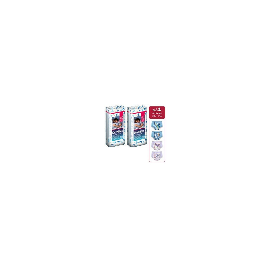 HUGGIES DRYNITES GIRL27/57K 9P