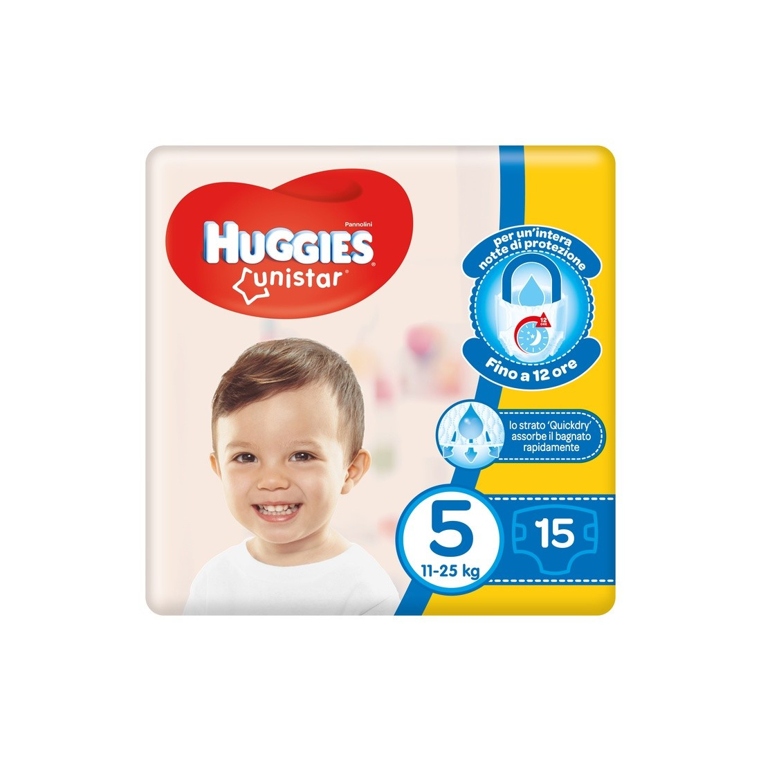 HUGGIES UNISTAR BASE 5 15PZ