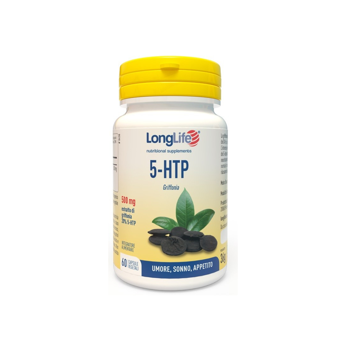 LONGLIFE 5-HTP 60CPS VEG