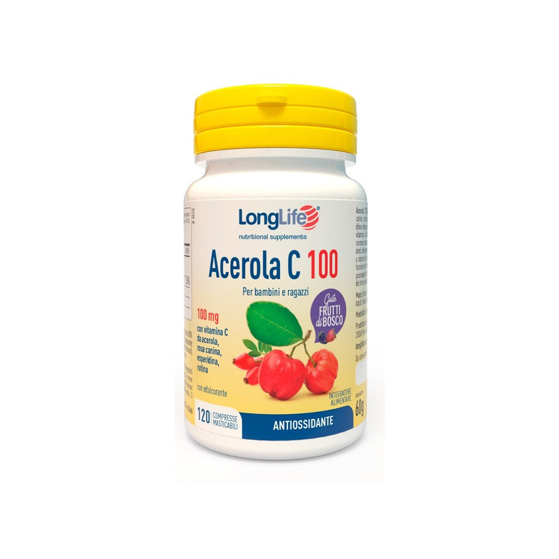 LONGLIFE ACEROLA C100 FRUT BOS