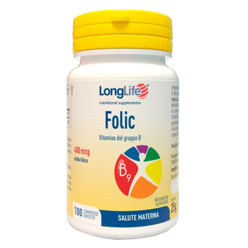 LONGLIFE FOLIC 400MCG 100CPR