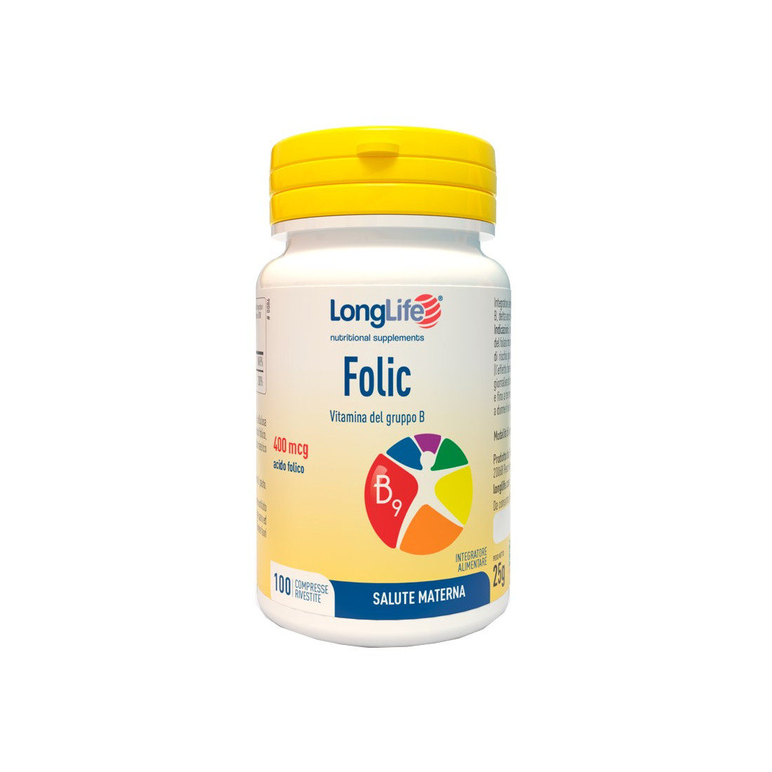 LONGLIFE FOLIC 400MCG 100CPR