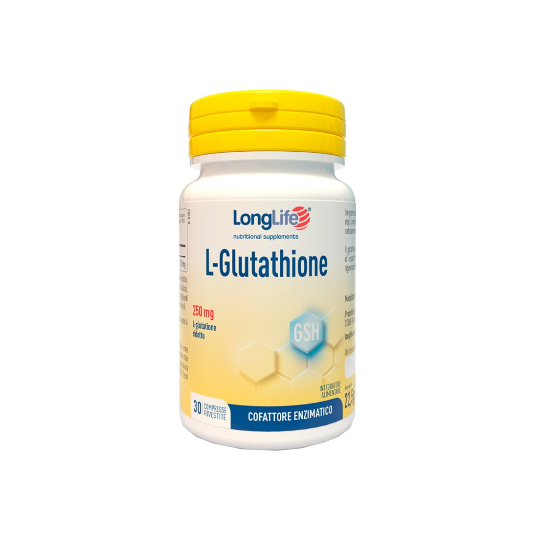 LONGLIFE L-GLUTATHIONE 30CPR