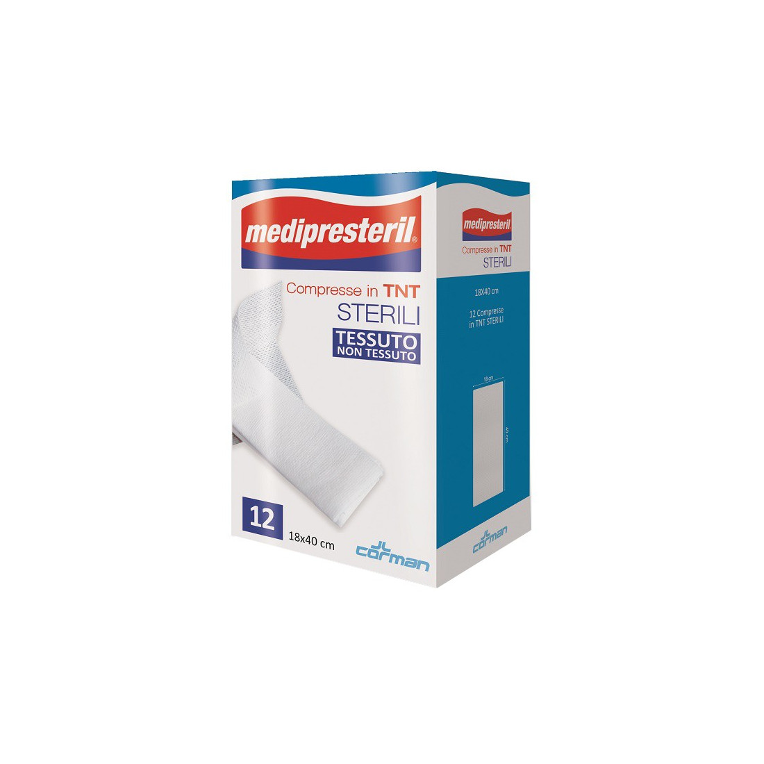 MEDIPRESTERIL COMPR TNT 18X40