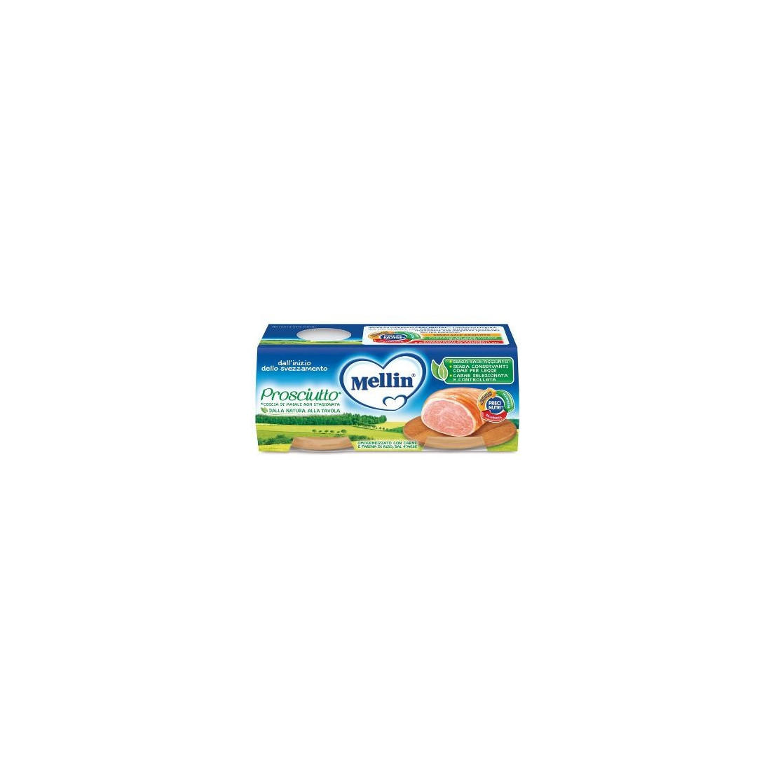 MELLIN OMOG PRCIUTTO 2X80G