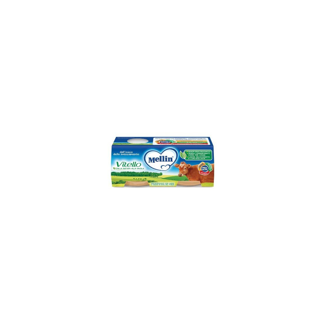 MELLIN OMOG VITELLO 2X120G