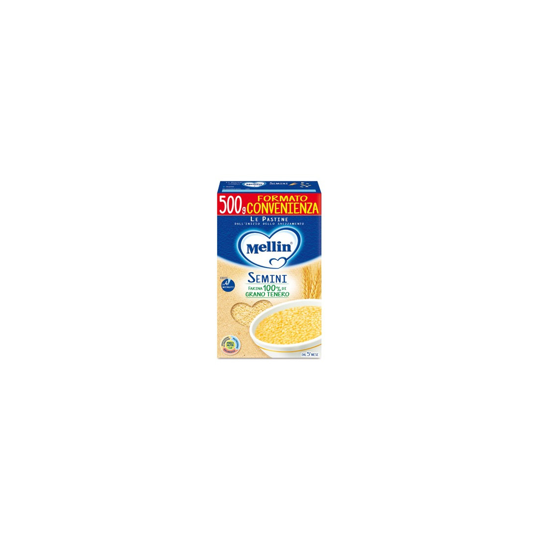 MELLIN PASTA SEMINI 500G