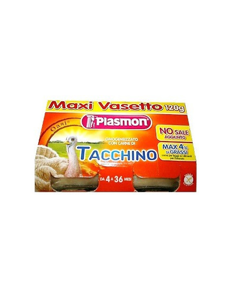 PLASMON OMOG TACCHINO 120GX2PZ